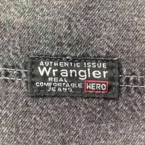 ラングラー Wrangler 80-90S ブラックデニムペインターパンツ メンズ  34/32